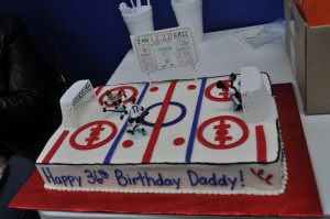 Hockey Rink Cake