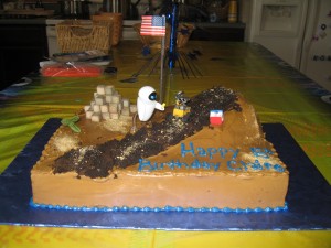 Wall-E Cake