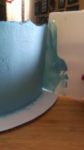 Scraping cake 1