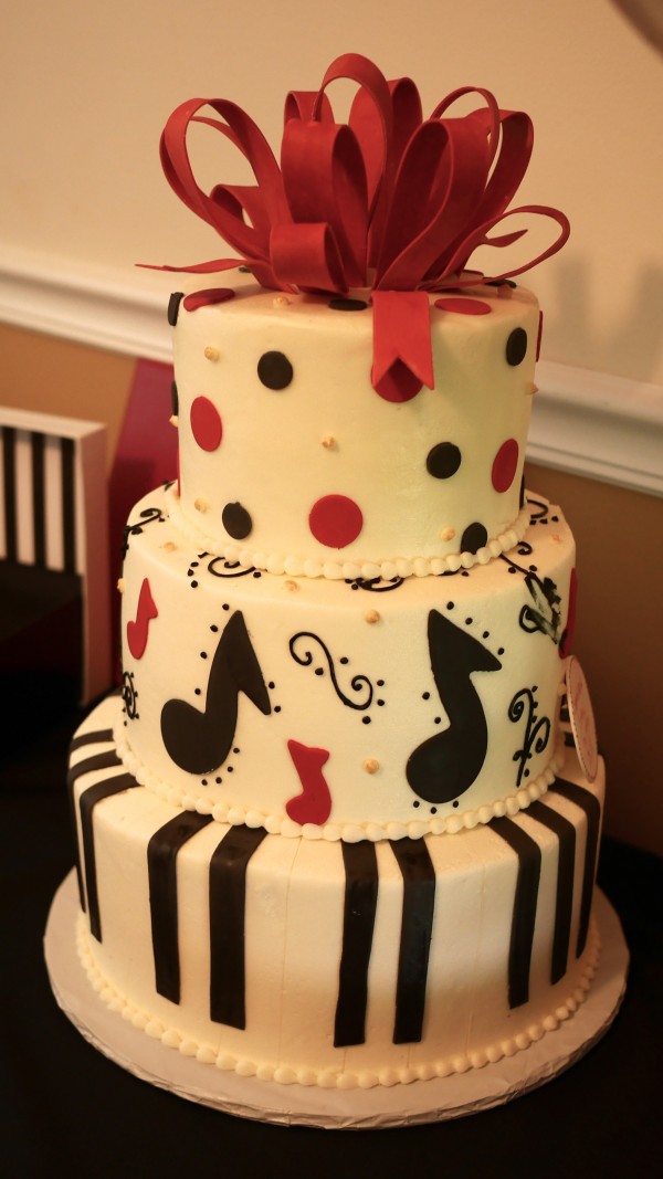 Tiered Piano Cake