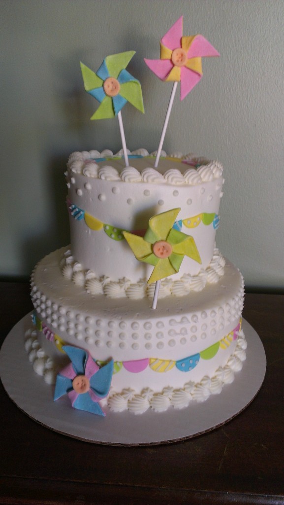 Pinwheel Birthday Cake