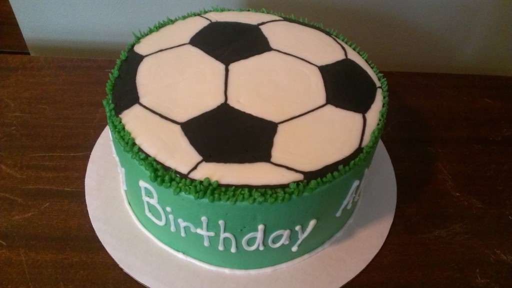 Soccer Ball birthday Cake